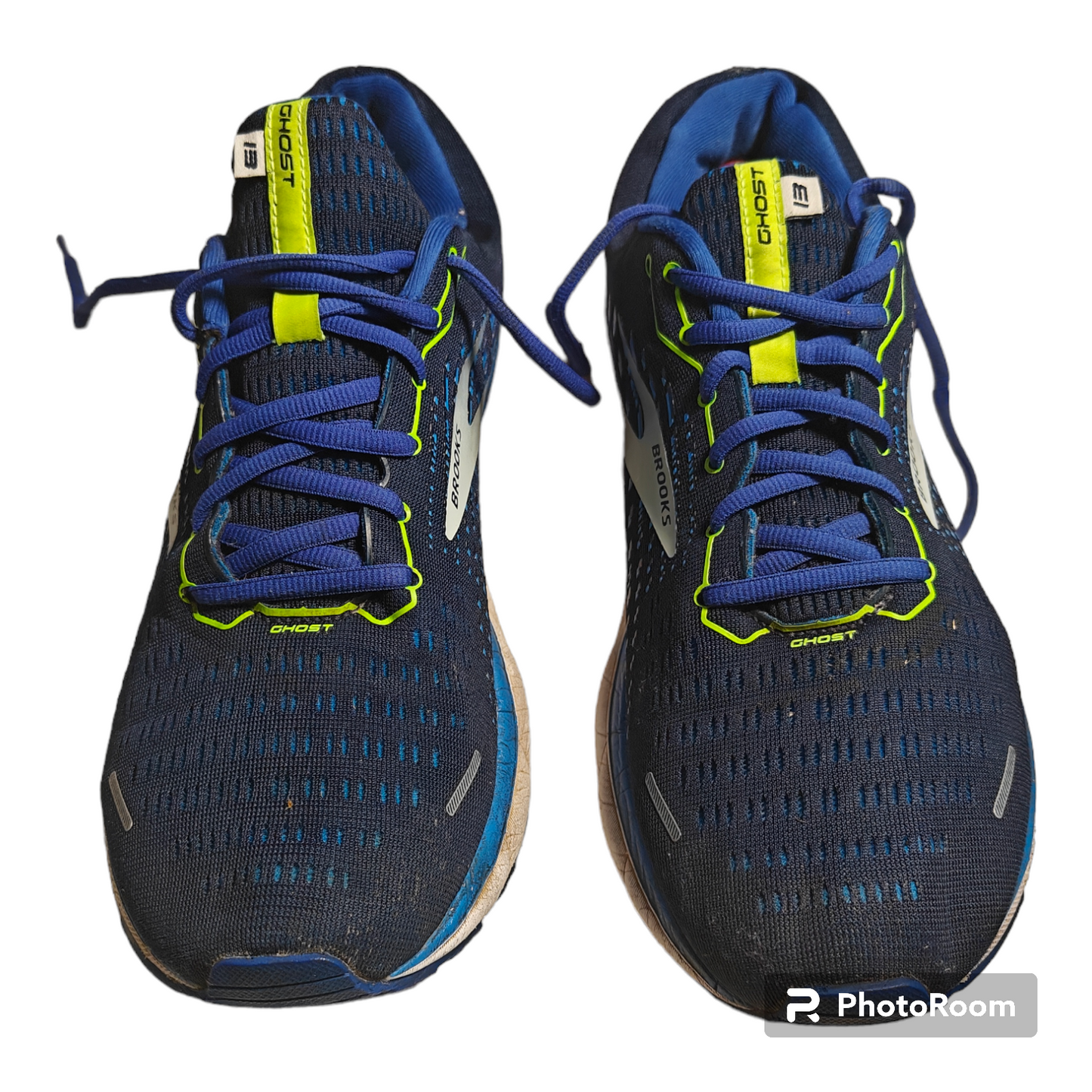 Brooks Ghost 13 Blue Running Trainers Sneaker Shoes (D Standard) Men UK 11