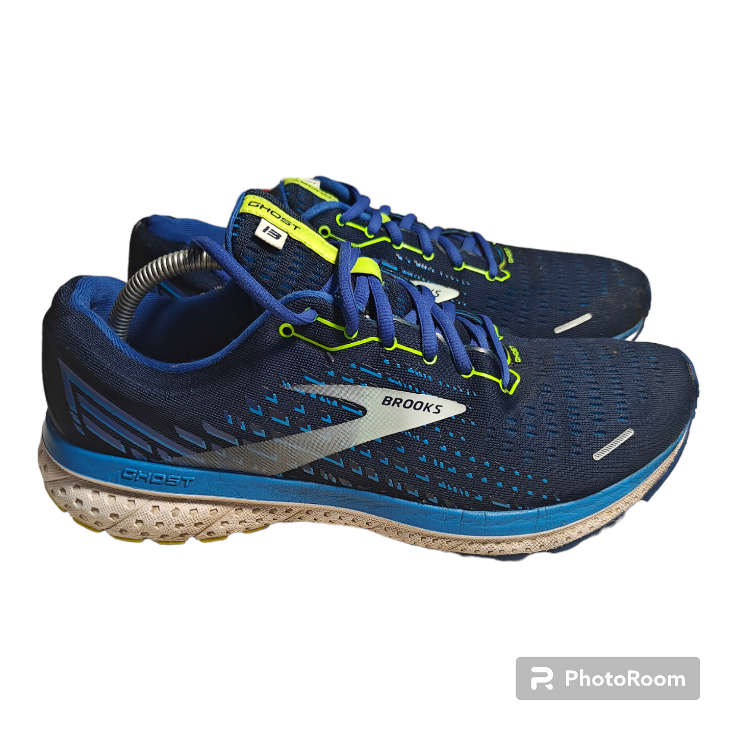 Brooks Ghost 13 Blue Running Trainers Sneaker Shoes (D Standard) Men UK 11
