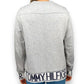 Tommy Hilfiger Grey Rare Embroidered Pullover Sweatshirt Women Size Small