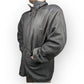 Vintage Black Soft Leather Full Zip Jacket Coat Men Size XL