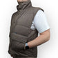 Pepe Jeans Vintage Brown Insulated Puffer Gilet Jacket Men Size XL