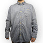 FatFace Blue Button Up Cotton Long Sleeve Casual Shirt Men Size 2XL