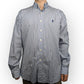 Ralph Lauren Blue Striped Long Sleeve Cotton Shirt Men Size XL