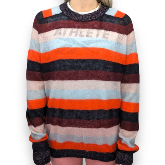 Scotch and Soda Multicolour Crew Neck Pullover Jumper Women Size Large