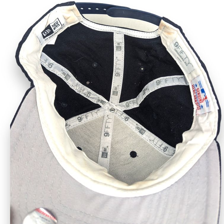 New Era New York Yankees Navy Red Logo Snapback Hat Men One Size