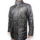 Aviatrix Vintage Black Leather Jacket Coat Men Size Medium