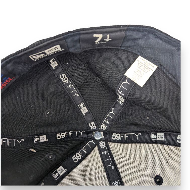 New Era New York Yankees Black Snapback Hat Men One Size