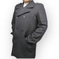 Diesel Vintage Black Wool Blend Pea Coat Men Size Medium