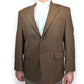 Ralph Lauren Vintage Brown Wool Tweed Blazer Jacket Men Size Large