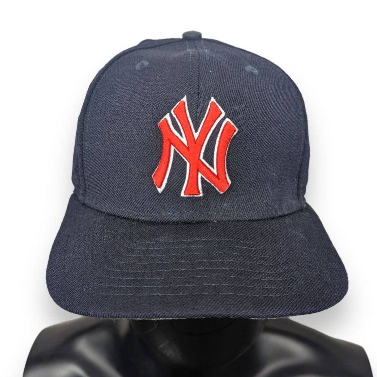 New Era New York Yankees Navy Red Logo Snapback Hat Men One Size