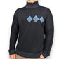 Remus Uomo Black Turtle Neck Pullover Jumper Men Size Large