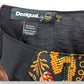 Desigual Christain Lacroix Black Long Sleeve Poppy Print Blouse T-shirt Women XL