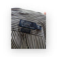 Ralph Lauren White Striped Long Sleeve Cotton Dress Shirt Men Size Large