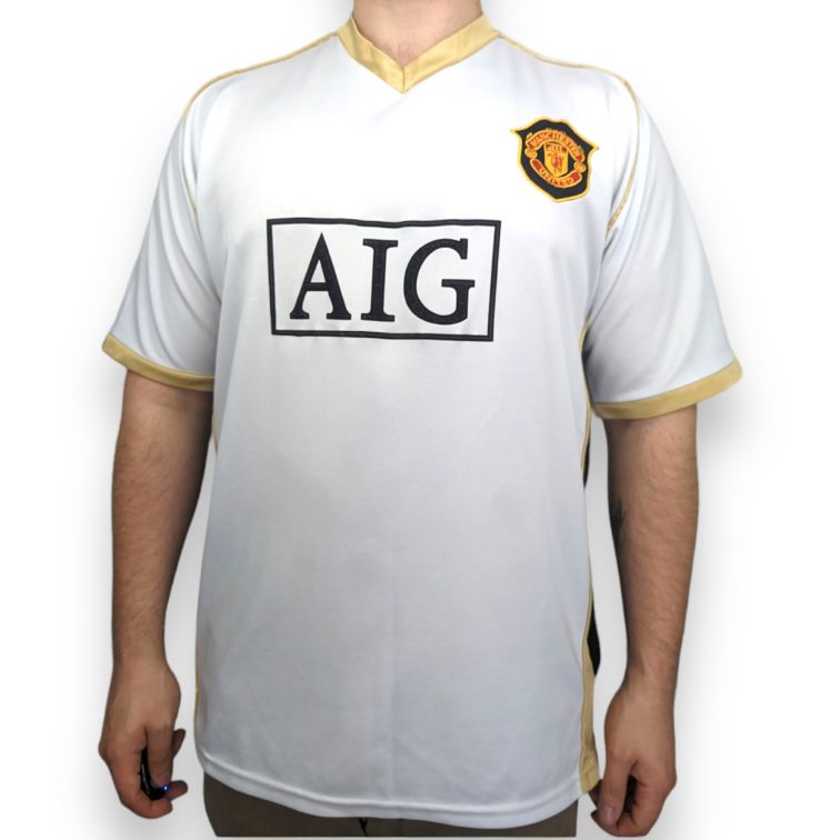 Nike Manchester United 2006/07 Ronaldo 7 White Away Jersey Men Size XL