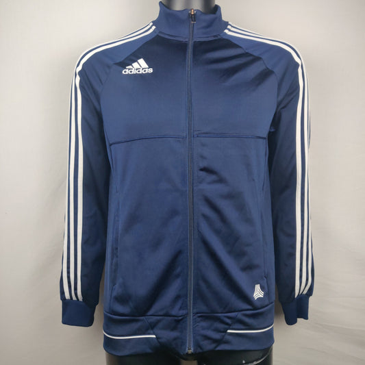Adidas Navy Full Zip Track Jacket Boys 15-16 Years Size XL