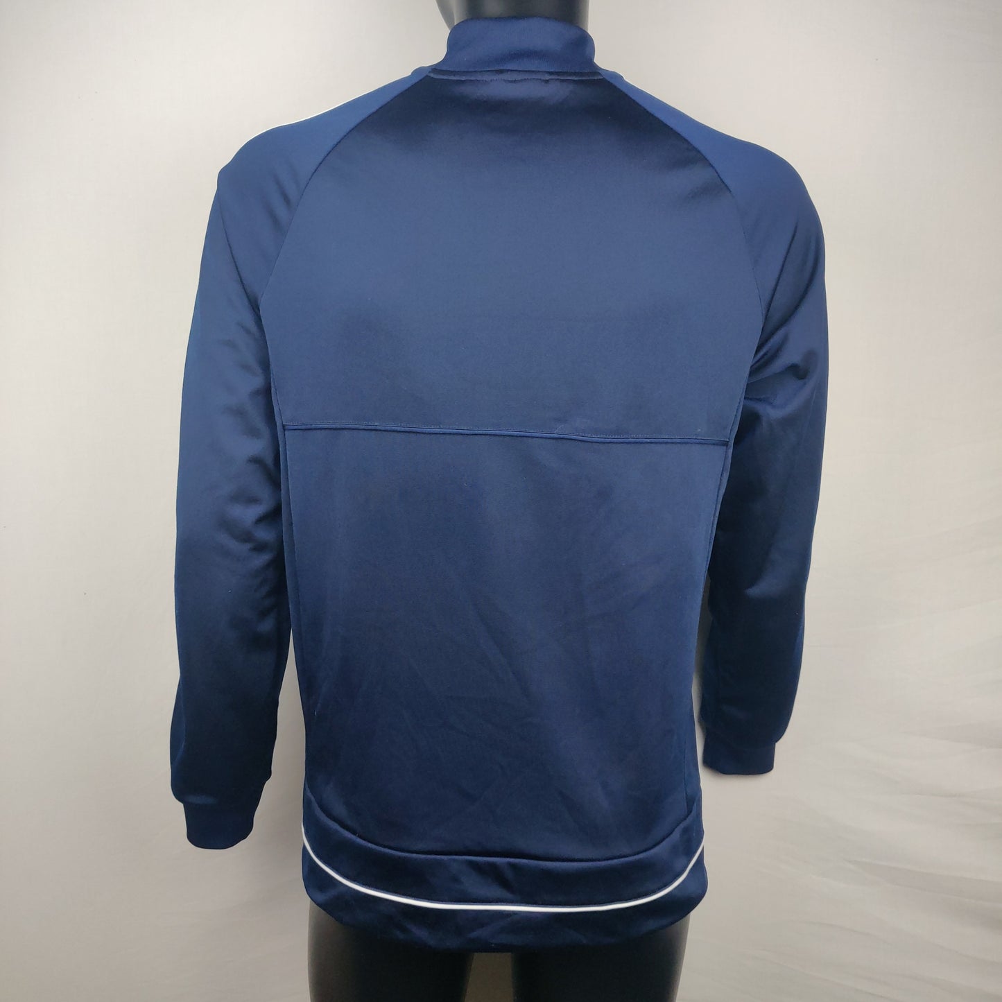 Adidas Navy Full Zip Track Jacket Boys 15-16 Years Size XL