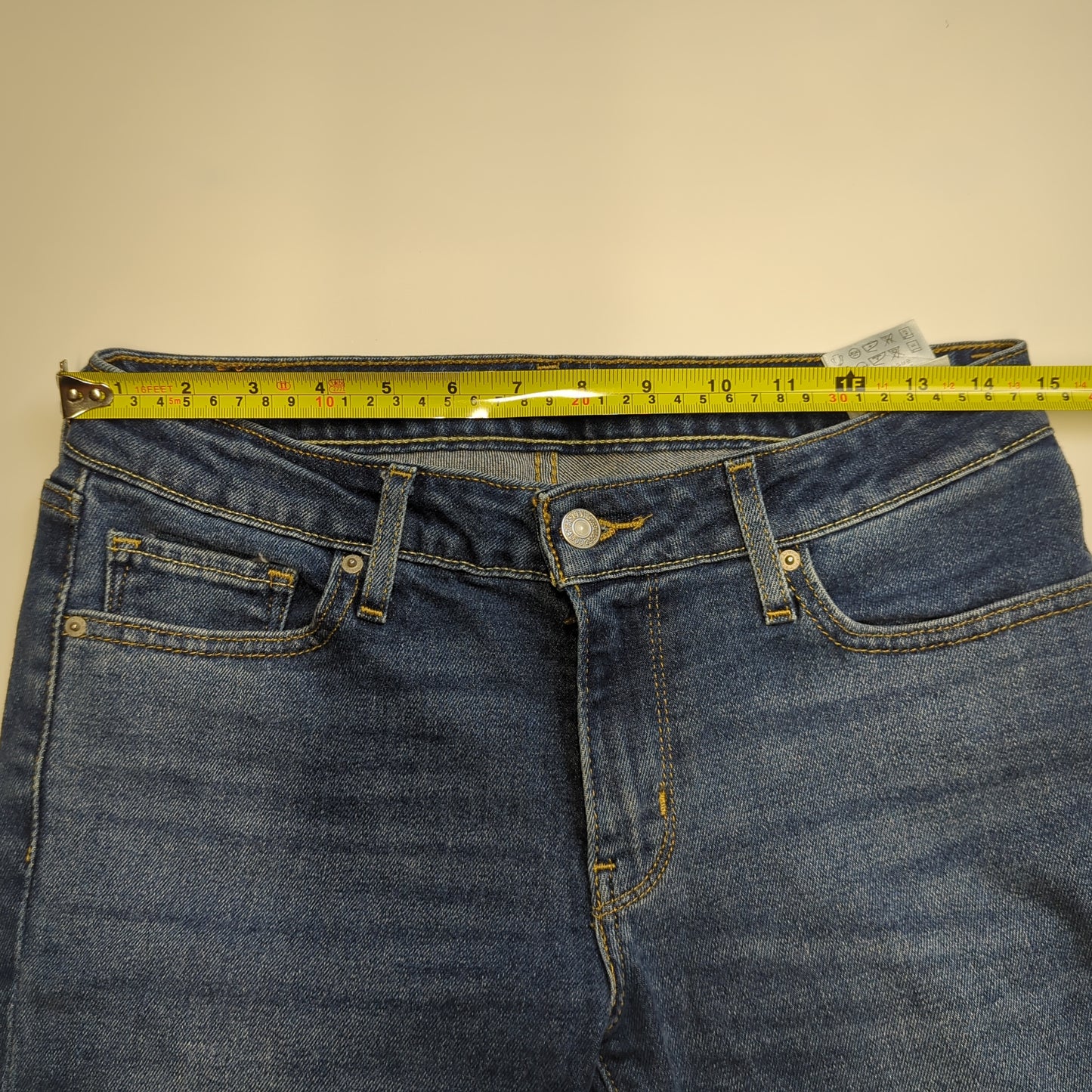 Levi's 711 Skinny Stretch Blue Jeans Women W30/L31