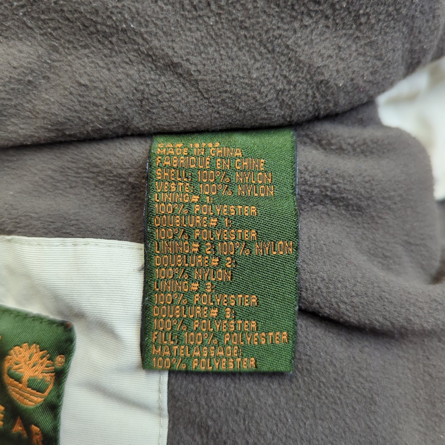 Timberland Vintage Beige Weathergear Jacket Men Size Medium