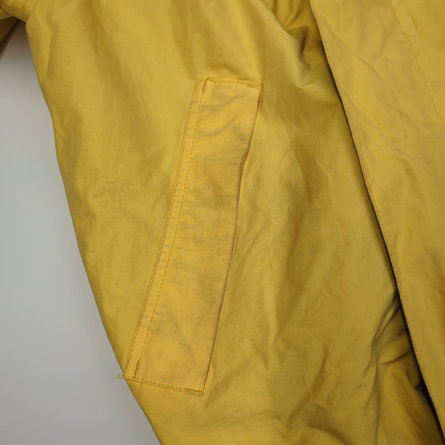 Nautica Vintage Yellow Reversible Windbreaker Jacket Men Size XL
