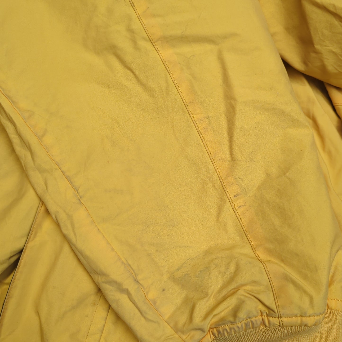 Nautica Vintage Yellow Reversible Windbreaker Jacket Men Size XL