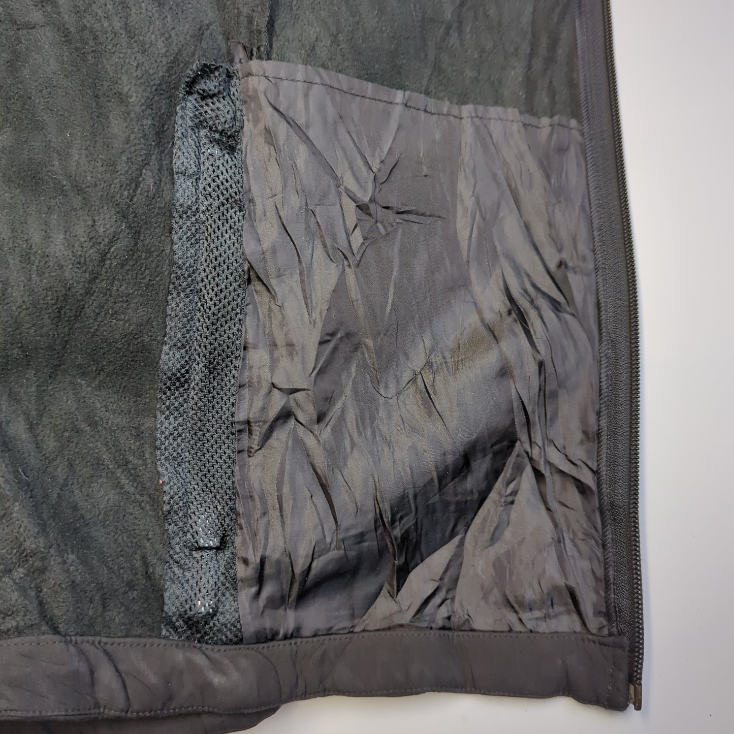 Rebook Vintage Equipment Depot Black Windbreaker Jacket Men Size XL