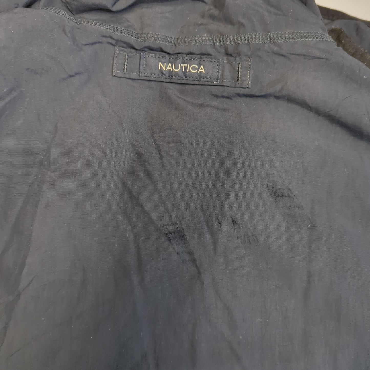 Nautica Vintage NX2000  Navy Bomber Jacket Men Size XL