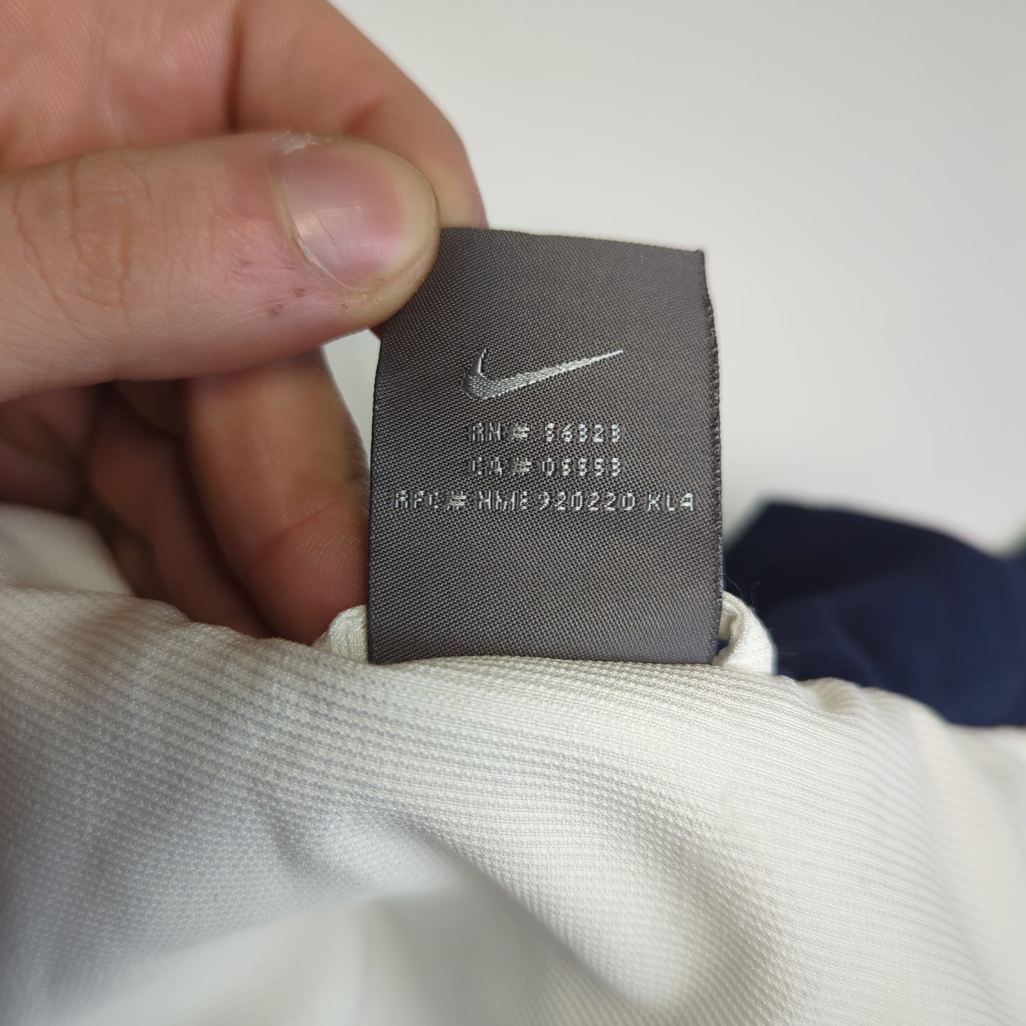 Nike Vintage White Track Jacket Men Size Large