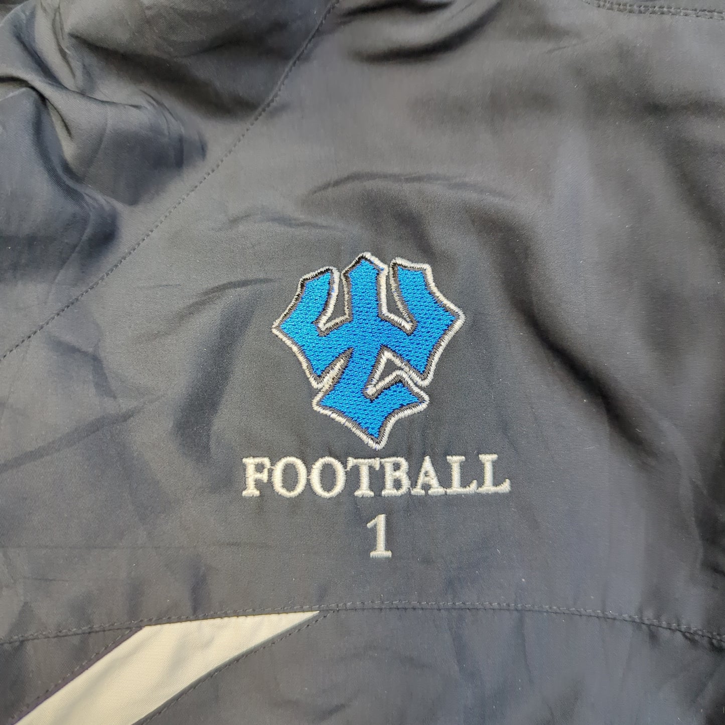 Under Armour Vintage Football Windbreaker Jacket Men Size Large