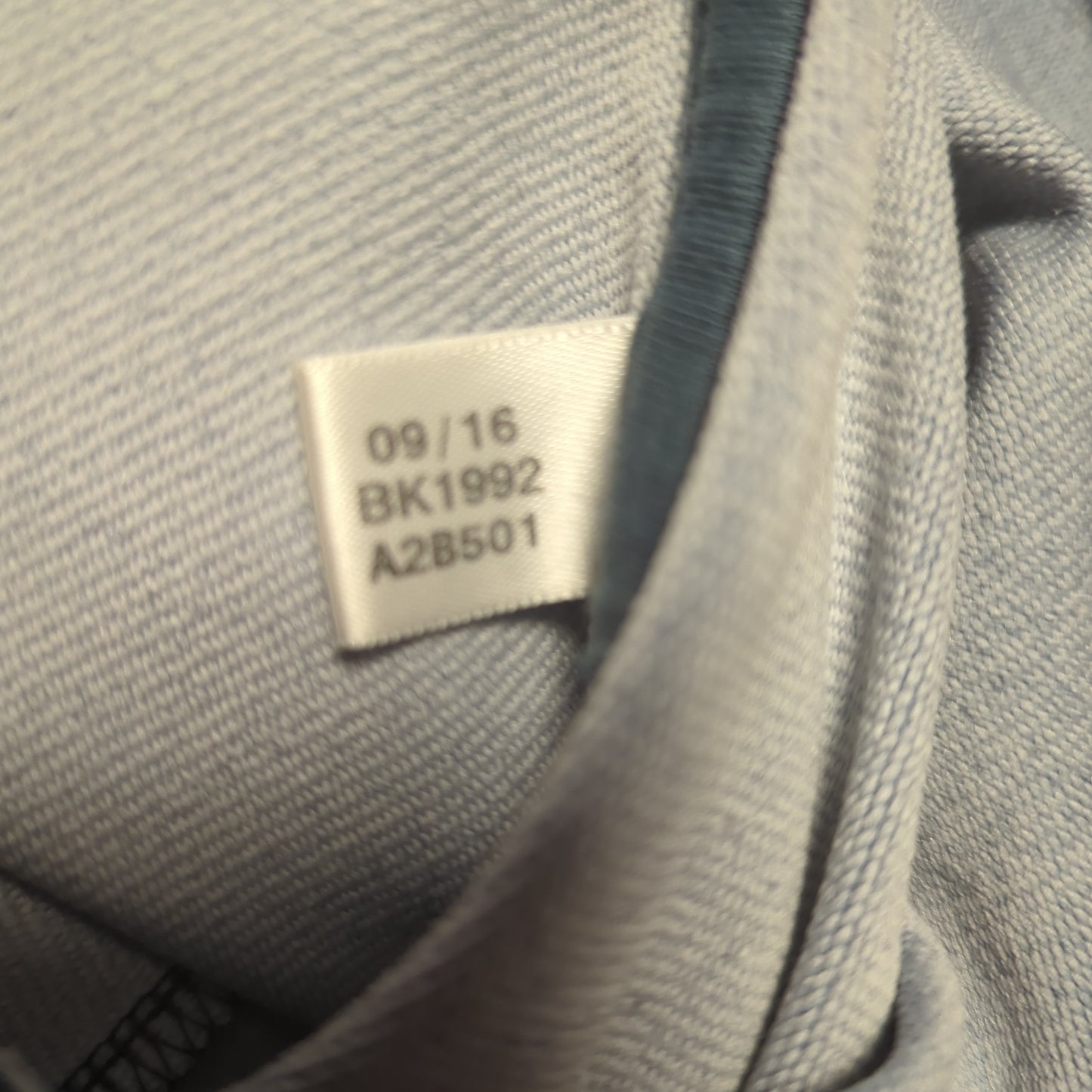 Reebok Blue Full Zip Hoodie Men Size Large