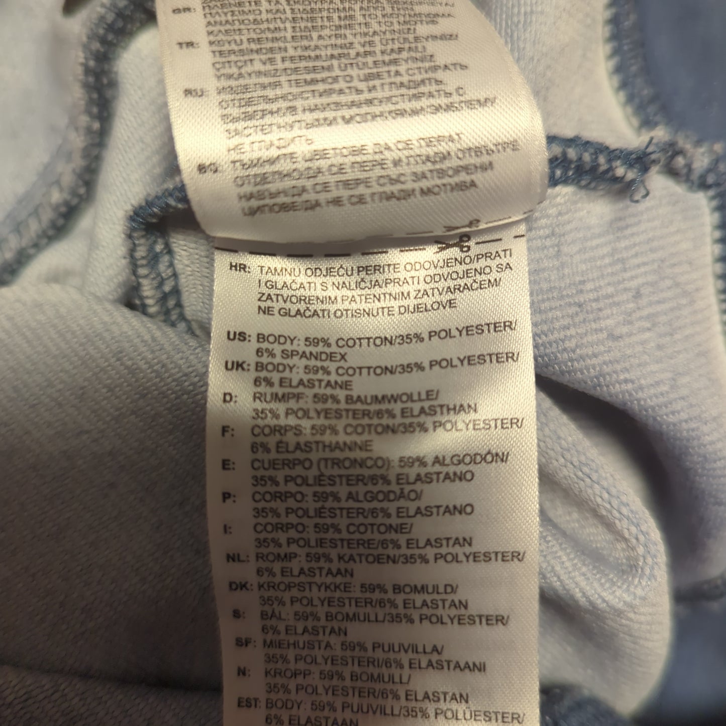 Reebok Blue Full Zip Hoodie Men Size Large