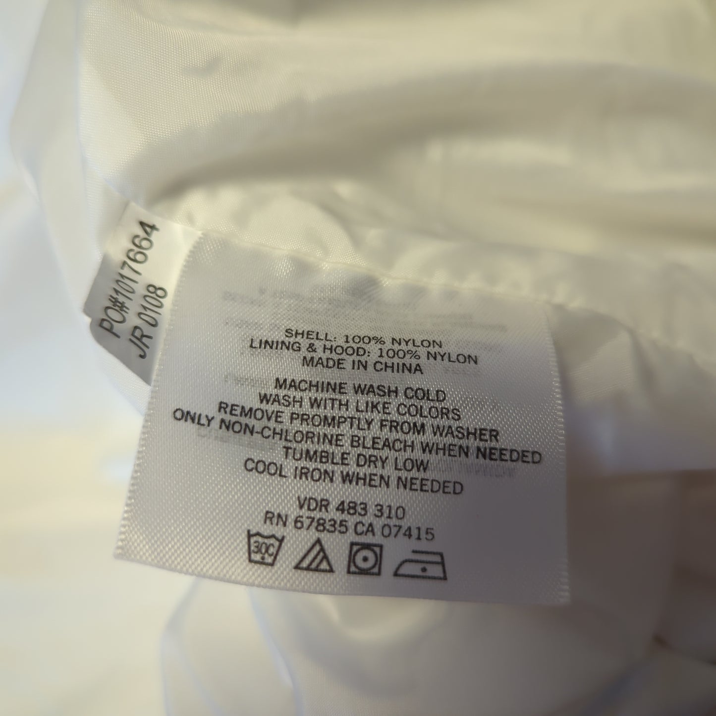 Nautica Vintage White Full Zip Bomber Jacket Men Size Large