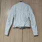 Vero Moda White Leather Jacket Women Size Small