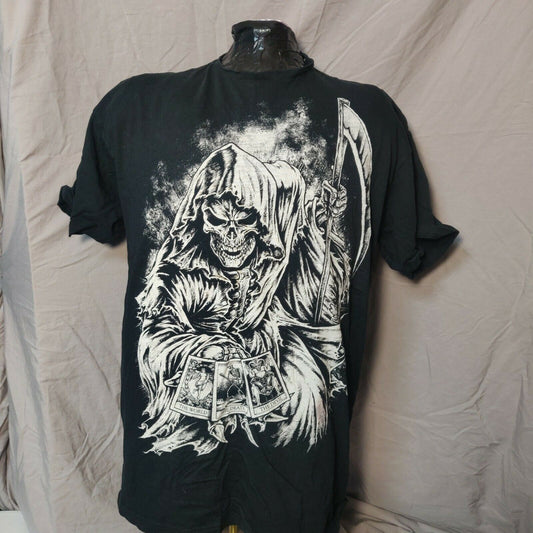 Darkside Black Grim Reaper T-shirt Men Size XL