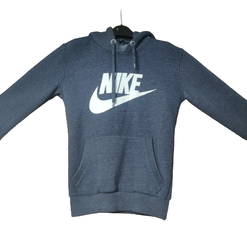 Nike Vintage Blue/Grey Pullover Hoodie Men Size Medium