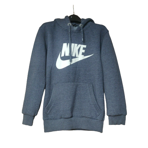 Nike Vintage Blue/Grey Pullover Hoodie Men Size Medium