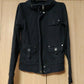 Esprit Black Full-Zip Jacket Women Size Medium