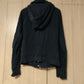 Esprit Black Full-Zip Jacket Women Size Medium