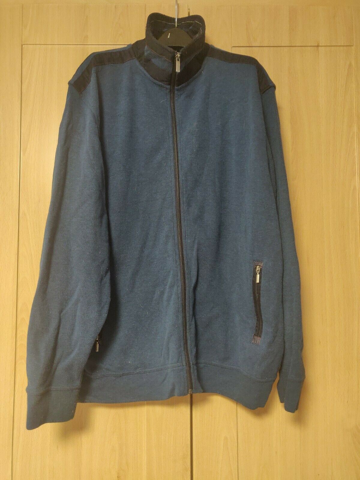 First Issue Vintage Blue Full Zip Jacket Men Size 2XL