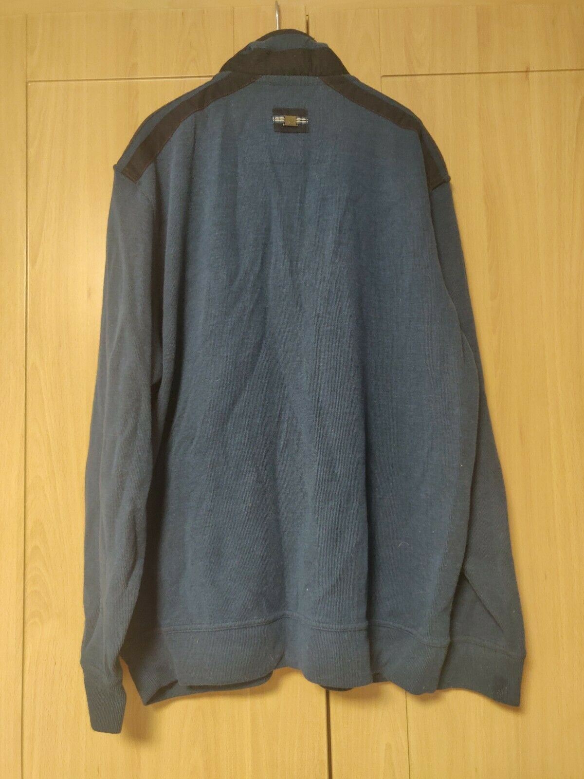 First Issue Vintage Blue Full Zip Jacket Men Size 2XL