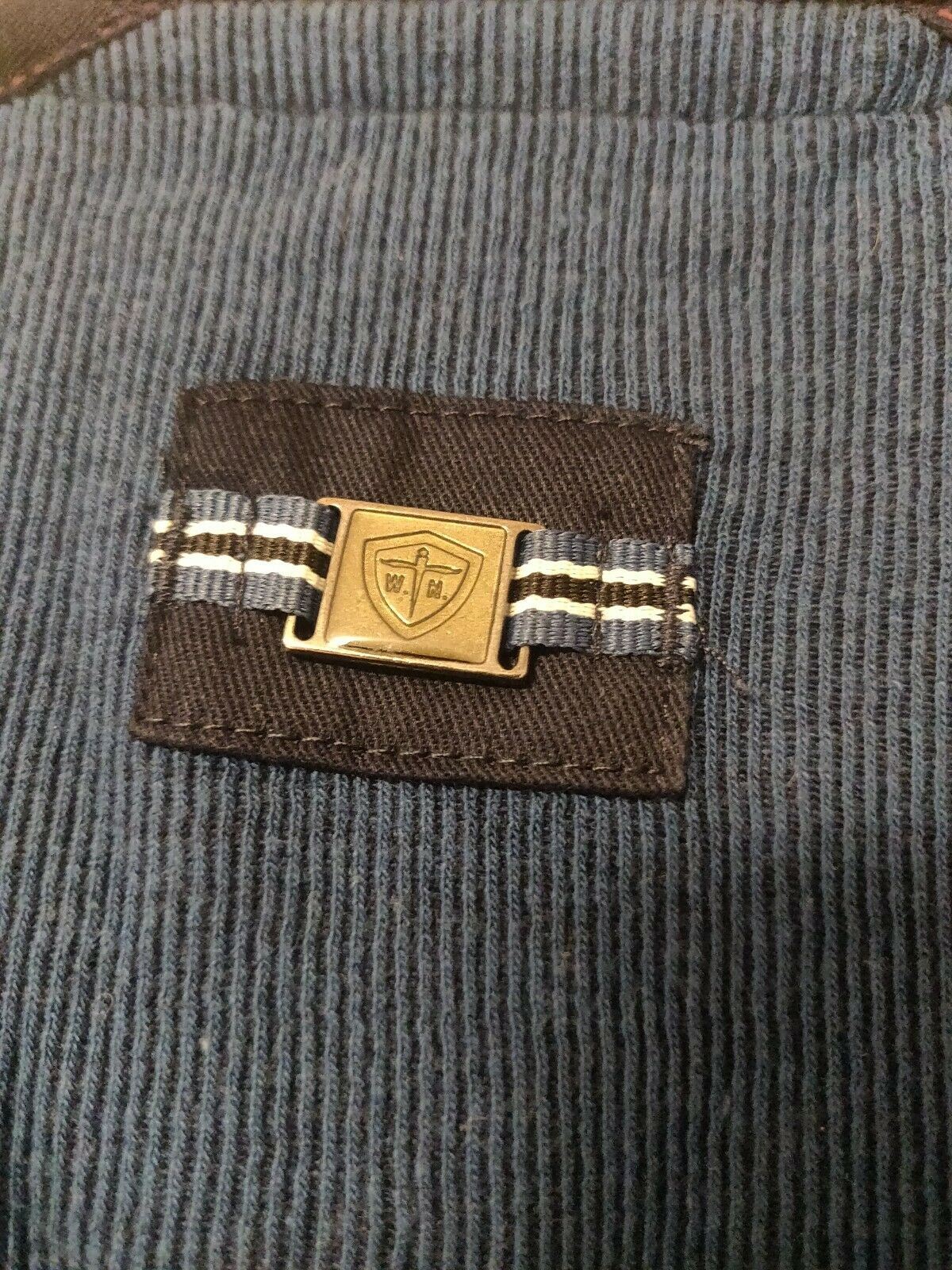 First Issue Vintage Blue Full Zip Jacket Men Size 2XL