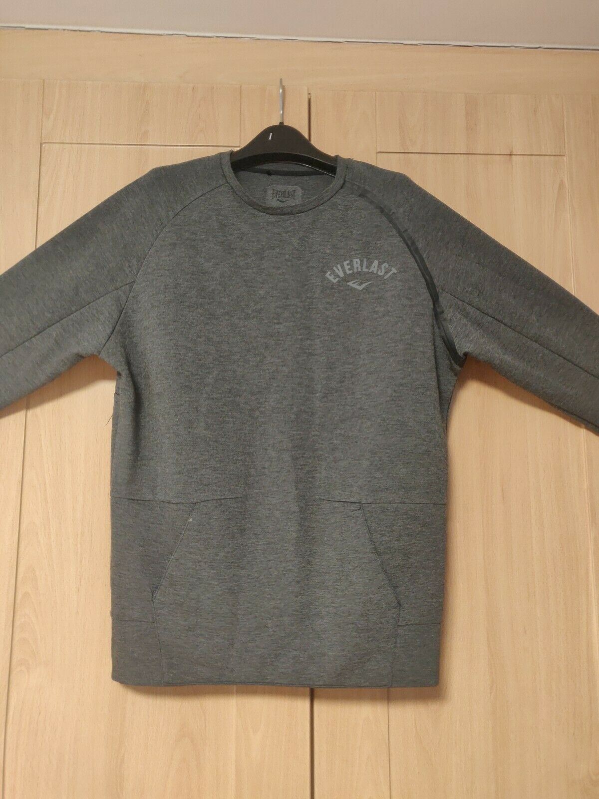 Everlast Grey Sweatshirt Jumper Crew Neck Men Size Medium
