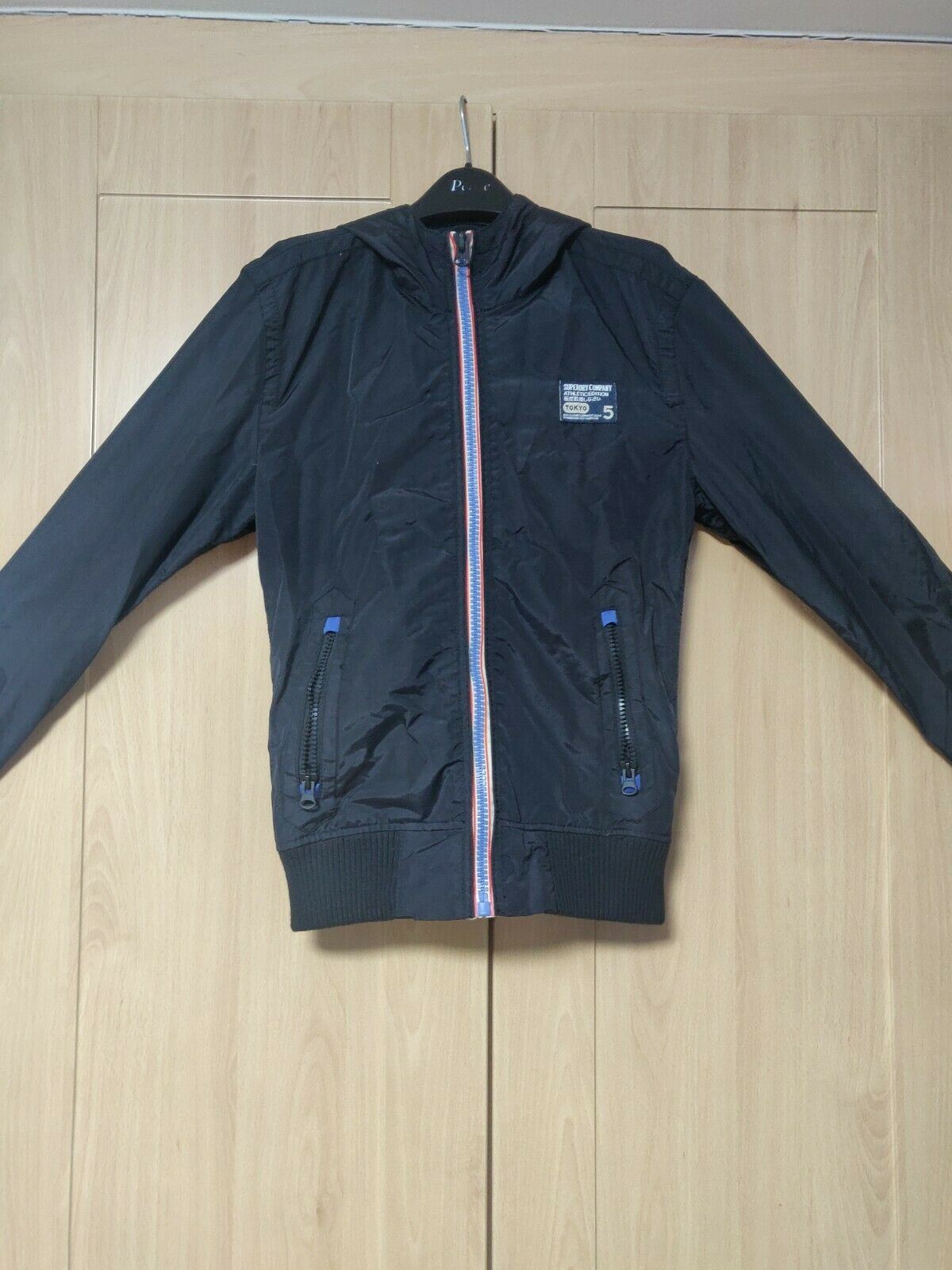 Superdry Athletic Edition Black Windcheater jacket Men Size Small