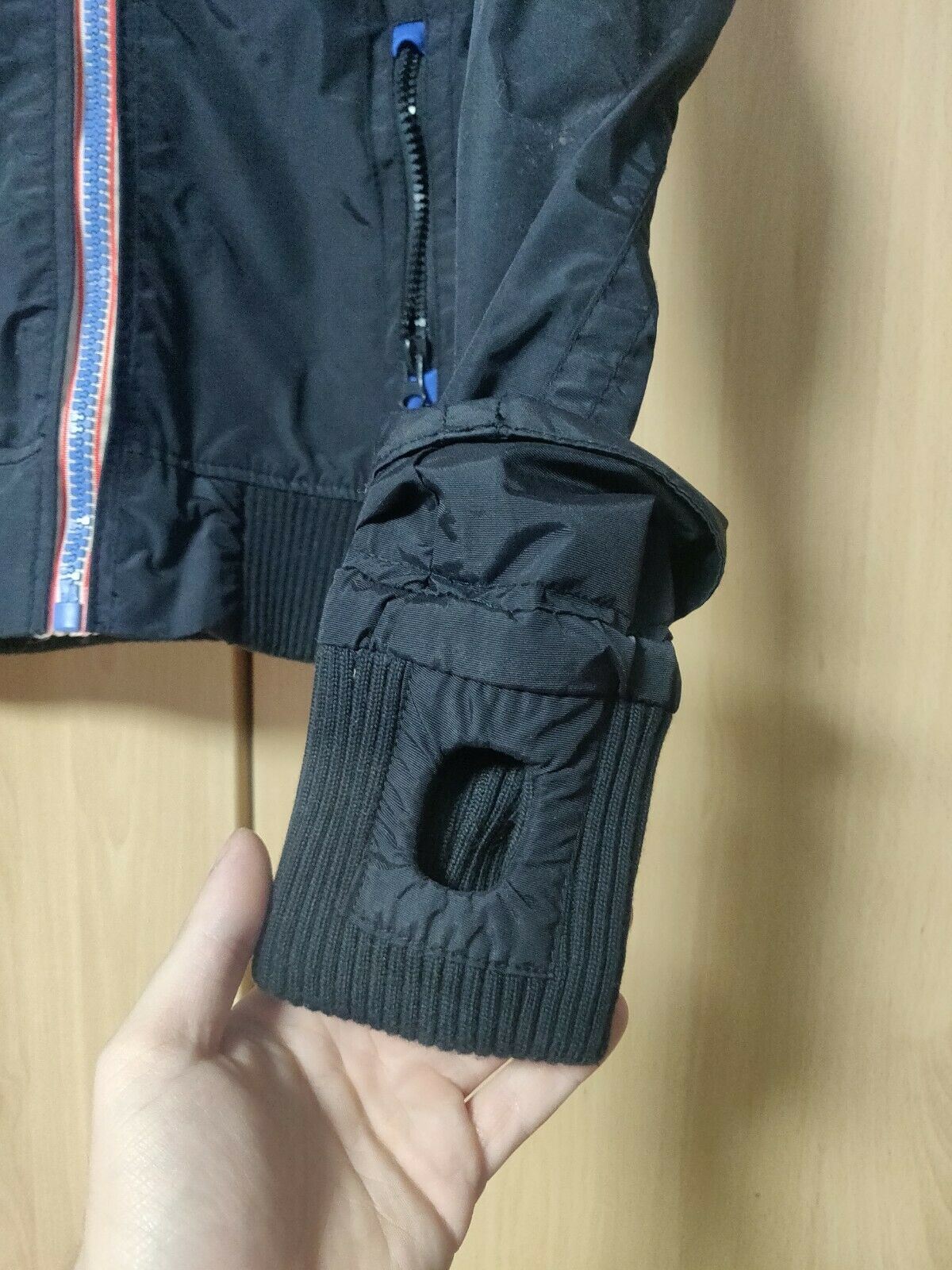 Superdry Athletic Edition Black Windcheater jacket Men Size Small