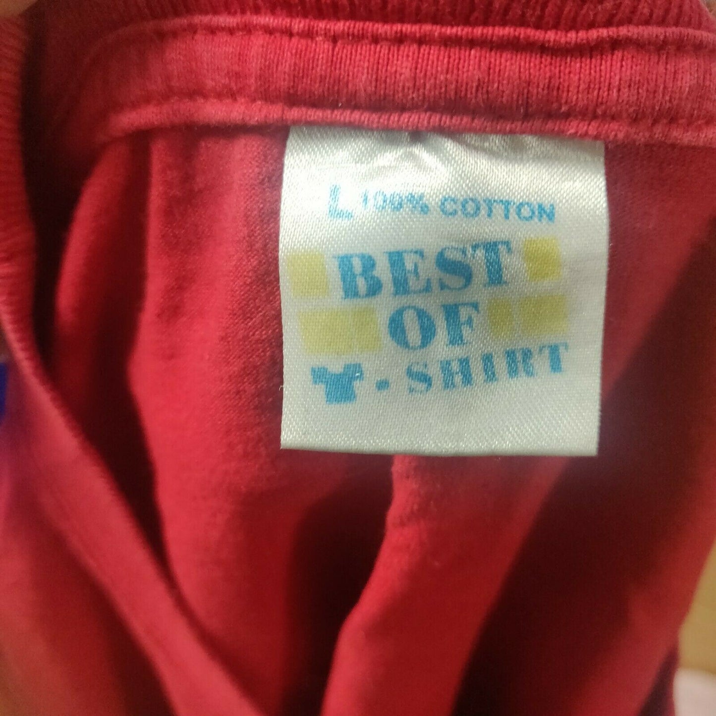 Vintage Red T-shirt Monkey To Alien Evolution Graphic Size Large