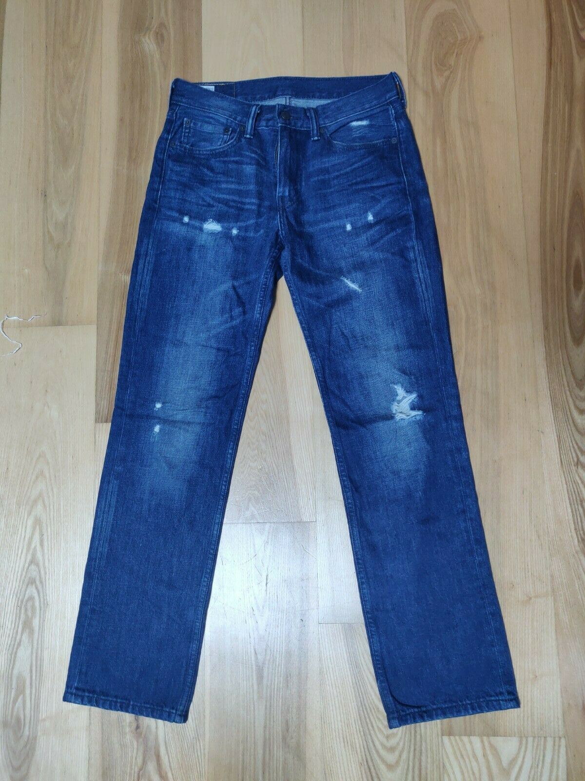Levi's 514 Ripped Blue Denim Jeans W30/L32