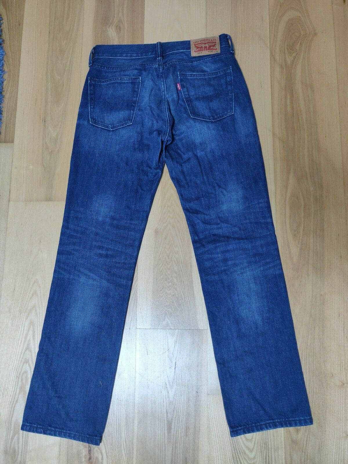 Levi's 514 Ripped Blue Denim Jeans W30/L32