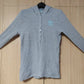H.N.Y Vintage Grey Pullover Hoodie 1/4 Button Women Size Medium