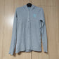 H.N.Y Vintage Grey Pullover Hoodie 1/4 Button Women Size Medium