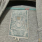 H.N.Y Vintage Grey Pullover Hoodie 1/4 Button Women Size Medium