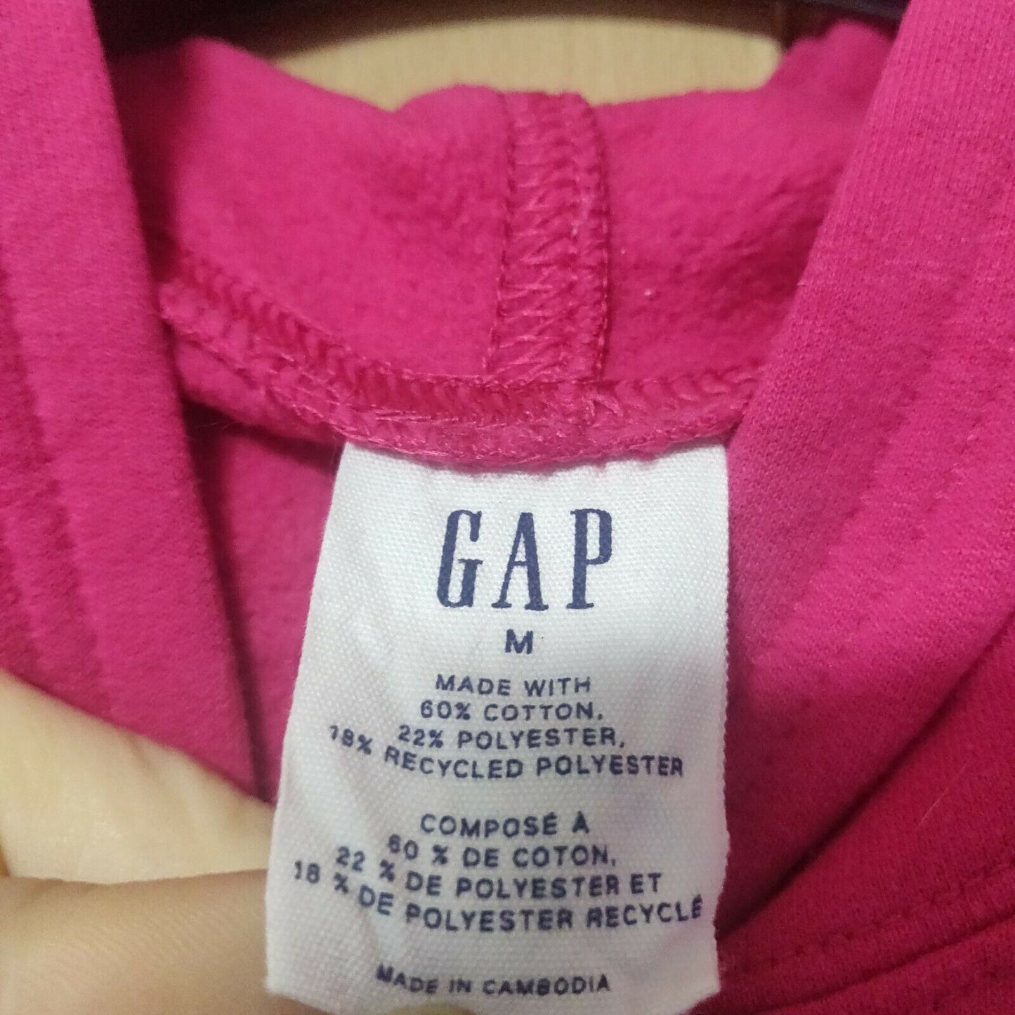 Gap Pink Pullover Hoodie Long Sleeve Women Size Medium